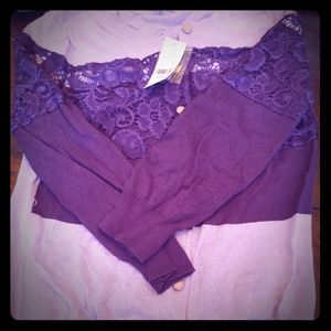 NWT lace cardigan New York and CO